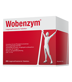 Wobenzym® - die systemische Enzymtherapie bei Entzündungen, Schwellungen und Schmerzen.