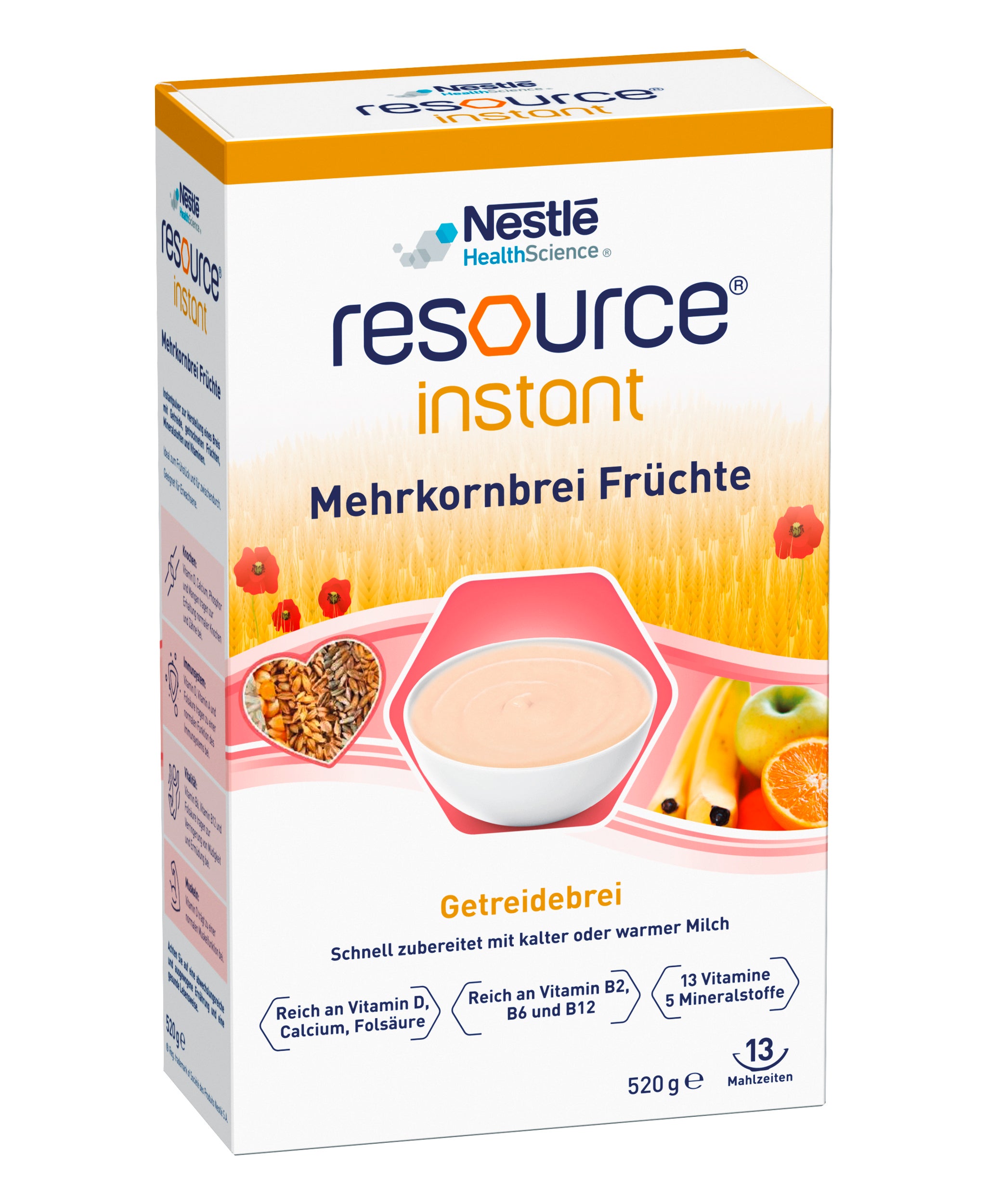 resource® instant & Mehrkornbrei Früchte