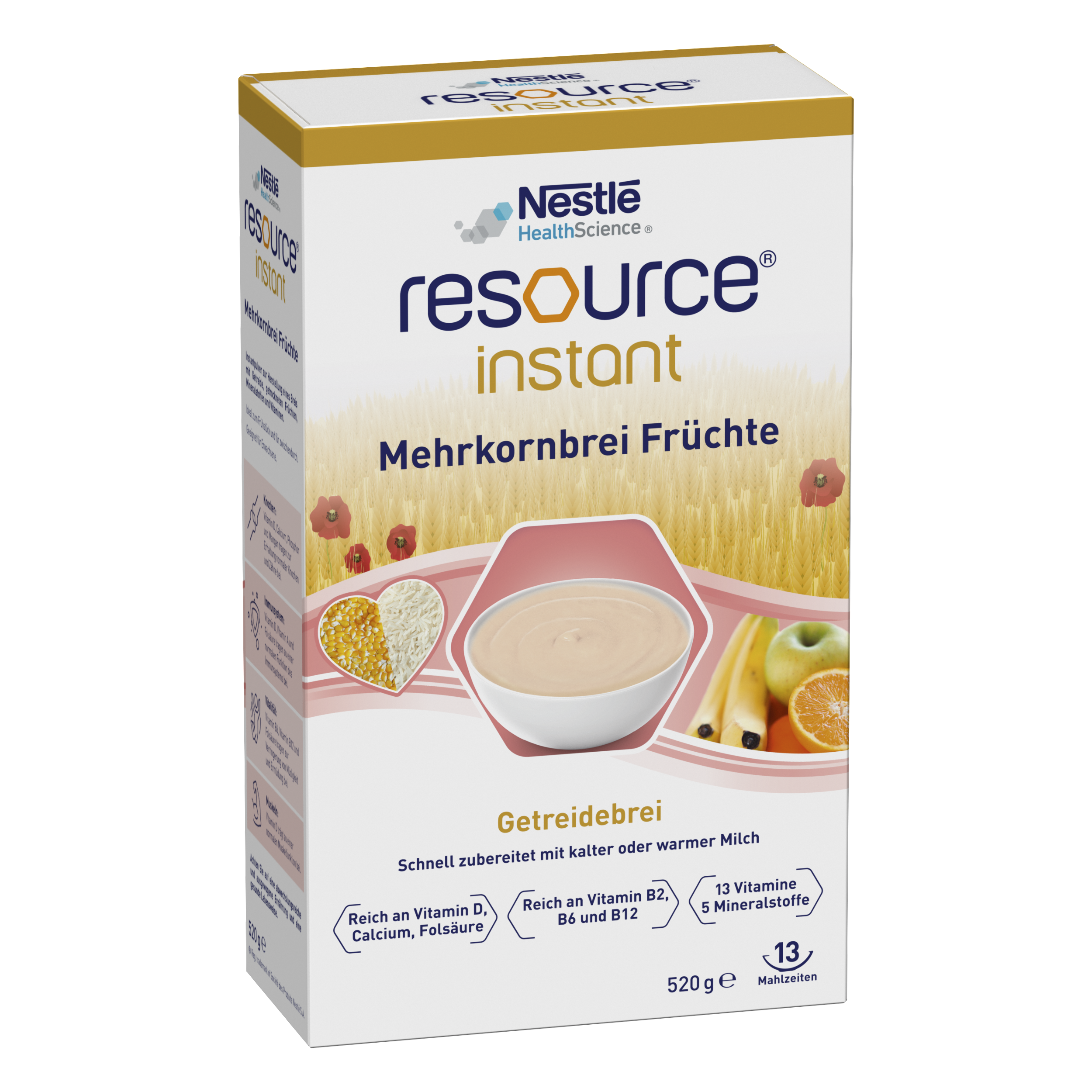 resource® instant Mehrkornbrei Früchte