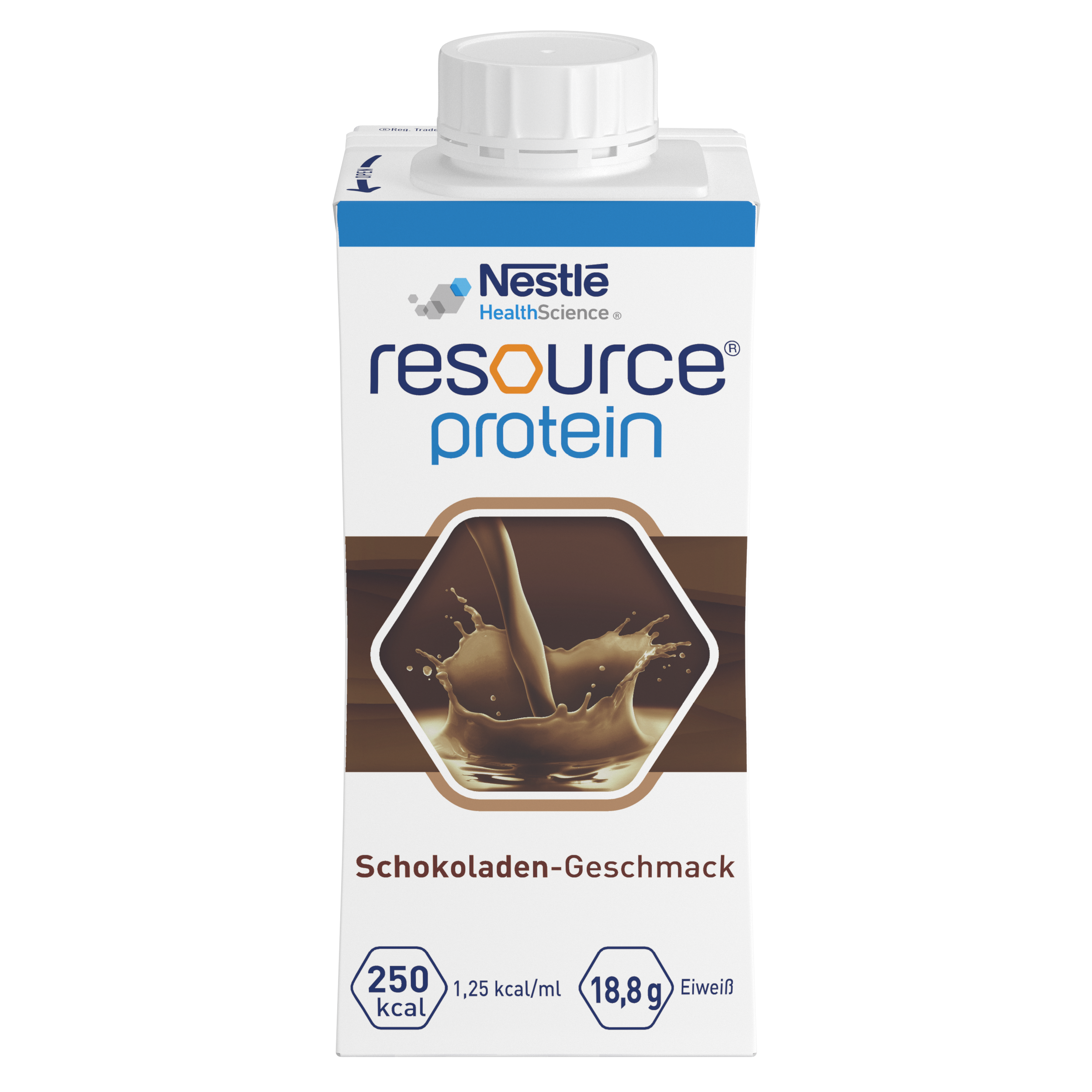 Flasche Nestlé Resource Protein Schokoladengeschmack