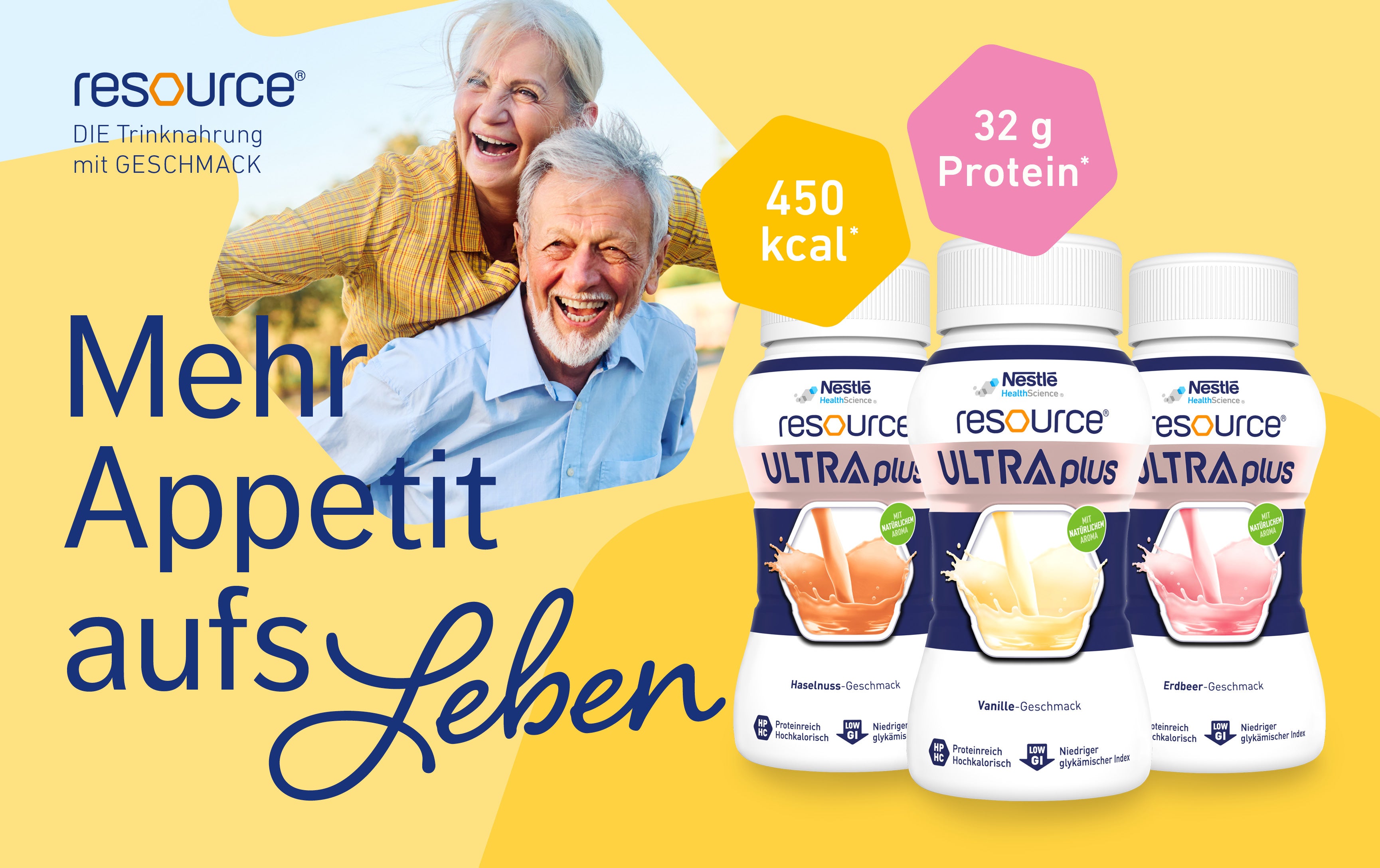 NEU: resource® ULTRA plus - Höchster Proteingehalt einer 200 ml Trinknahrung