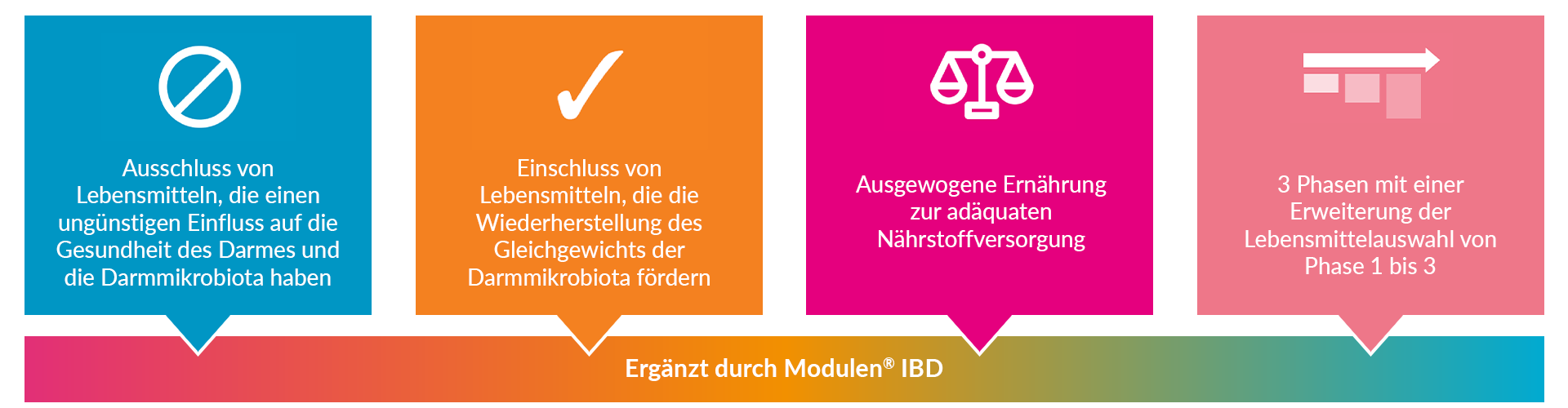 NHS ModuLife<sup>TM</sup> Infografik GrundprinzipienCDED