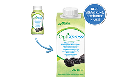 OptiXpress® im neuen Verpackungsdesign
