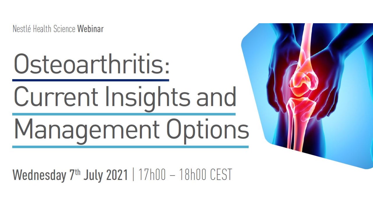 Webinar zum Thema „Osteoarthritis“