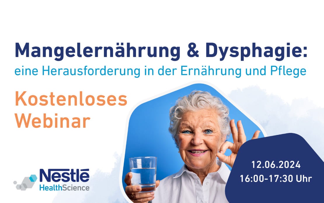 Spannendes Webinar: Mangelernährung & Dysphagie