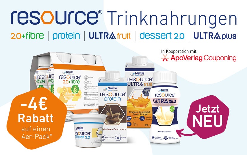 4 € Rabatt auf resource®