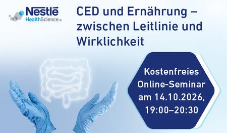 Webinar: CED und Ernährung – zwischen Leitlinie und Wirklichkeit