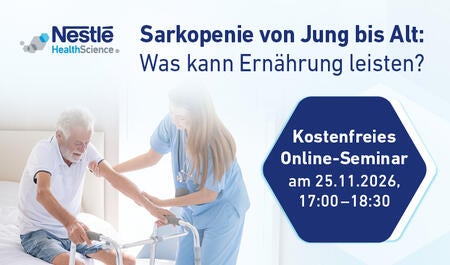 Webinar: Sarkopenie von Jung bis Alt - Was kann Ernährung leisten?