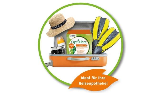 OptiFibre® Flora bei Reisedurchfall