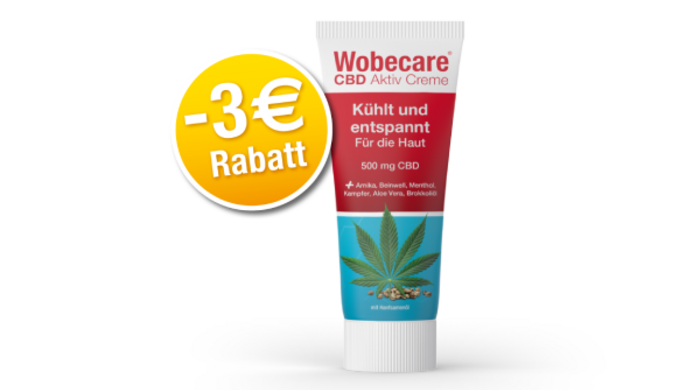 Wobecare 3€ Rabattaktion