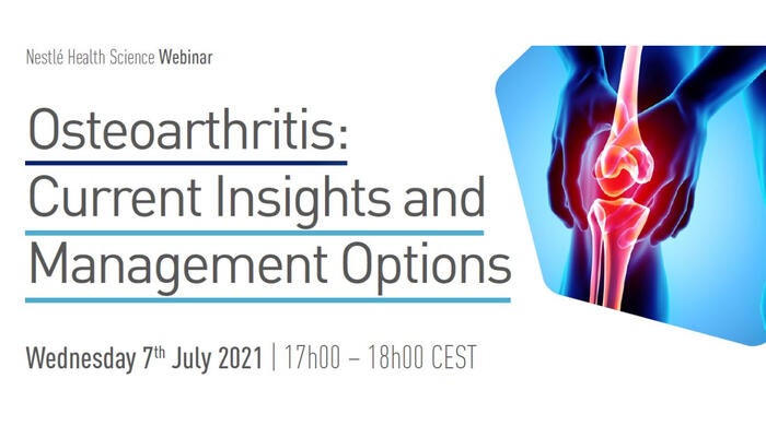 Webinar zum Thema „Osteoarthritis“